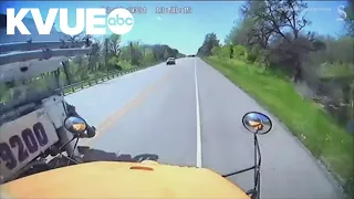 Texas school bus crash: Dashcam video released