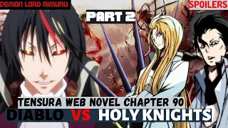 Primal Diablo Vs Holy Knights | Web novel chapter 90 | That time i got reincarnated as a slime