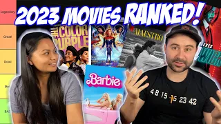 Ranking Every 2023 Movie We Saw Together | TIER LIST!