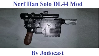 Nerf DL44 Mod - 3D Printed scope relocation kit