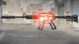 CS2 Updated MOUZ Glitter Paris - M4A1 Dark Water + 4x MOUZ Glitter Craft