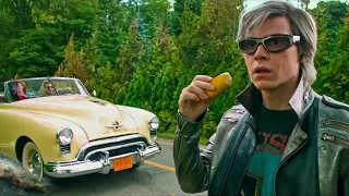 QuickSilver Saves Everyone In The X-Mansion (Hindi) Scene - X Men Apocalypse Movie CLIP 4K |