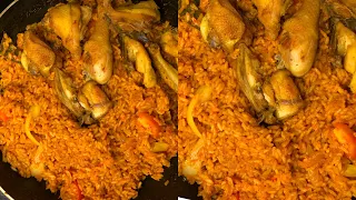 How To Make The PERFECT SMOKEY PARTY JOLLOF RICE Without FIREWOOD!