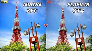 Nikon Z fc vs FujiFilm XT4 Camera Test Comparison