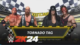 WWE 2K 24 - THE UNDERTAKER & KANE VS GOLDBERG & STONE COLD STEVE AUSTIN