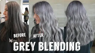 Hair Transformations with Lauryn: My Signature Grey Blending Technique Ep. 149