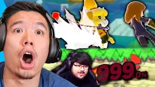 Reacting to INSANE Smash Ultimate Fails & Funny Moments!