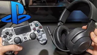 How to CONNECT Your Headset, Headphones, Speakers and Microphone to Your PS4! (EASY) (2020) | SCG