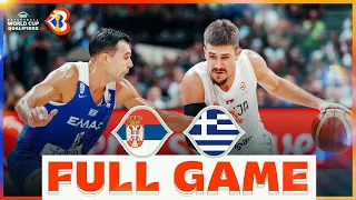 Serbia v Greece | Basketball Full Game - #FIBAWC 2023 Qualifiers