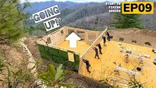 Framing Exterior Walls | Building A Mountain Cabin EP09