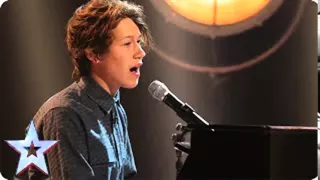 Musician Isaac Waddington sings I Can't Make You Love Me - Semi-Final 3 - BGT 2015 - ONLY SOUND