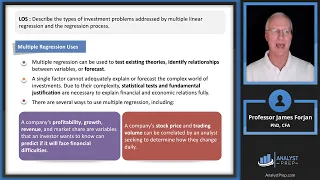Basics of Multiple Regression and Underlying Assumptions (2024 Level II CFA® Exam – Reading 1)