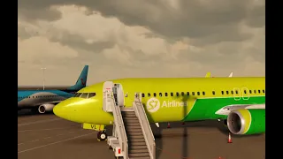 S7 airlines (B737) | Рейс Пафос-Москва | Roblox