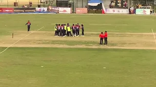 Nepal vs PNG wicket// Karan KC