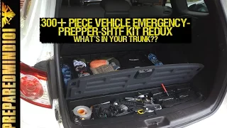 300+ Piece Vehicle Emergency/Prepper/SHTF Kit REDUX - Preparedmind101