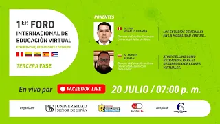 3era Fase Foro Internacional de Educación Virtual #EDUvsCOVID19