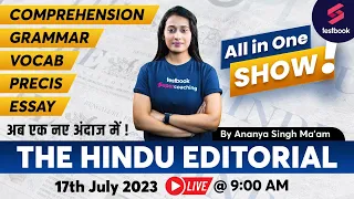 The Hindu Editorial Analysis | 17 July 2023 | Hindu Newspaper Analysis | Hindu Vocab By Ananya Ma'am