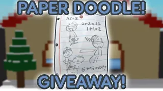 Playing Games & giving Paper Doodle! (Roblox)