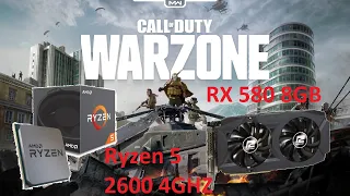 Call of Duty: Warzone | Ryzen 5 2600 (4 Ghz) - RX 580 8GB - Ram 16GB COMPETITIVE SETTINGS 21:9 1080p