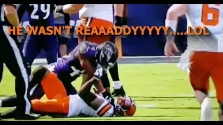 OBJ CHOKED OUT AGAINST RAVENS!🏈😂😅😂