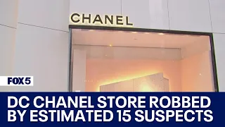 Chanel store in Downtown DC robbed by estimated 15 suspects: police | FOX 5 DC