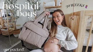 WHAT'S IN MY HOSPITAL BAG 2023 | first baby 👶🏽