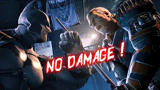 One of the BEST Boss Fight in Arkham Games | Batman vs Deathstroke (NO DAMAGE❗)