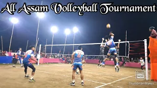 ASEB Vs Tezpur // All Assam Volleyball Tournament // Volleyball in Assam , Golaghat [ Kasupathar ]