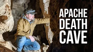 NOT FOR THE CLAUSTROPHOBIC! The Infamous Apache Death Cave In Ghost Town, Two Guns, Arizona