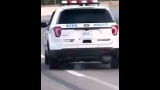 NYPD Officer try’s to run over motorcyclists!