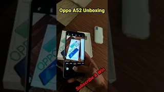Oppo A52 Unboxing &  First Impression ❤️BEST Smartphone Under 10k √√Giveaway #Shorts