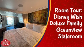 Disney Wish - Deluxe Family Oceanview Stateroom Tour - Category 8B - Room 9502