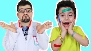 Yusuf Bugün Çok Sakar! Learn Colors with Colored Bants | Fun Kid Video