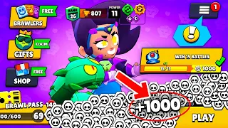 Complete BOT DROP 1000 TOKENS Quest + Free Gifts - Brawl Stars