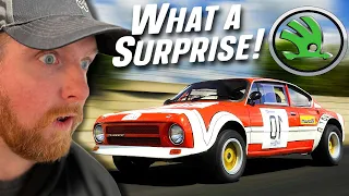 NASCAR Fan Reacts to The ŠKODA 200 RS Rallye Car