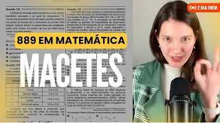 😱 MACETES para GABARITAR o ENEM: Matemática e Naturezas (TRI, pegadinhas e terminar no tempo)