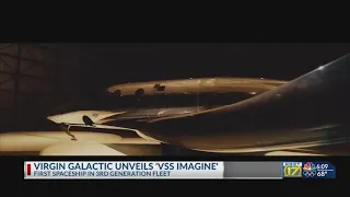 Virgin Galactic unveils 'VSS Imagine,' first spaceship in 3rd generation fleet