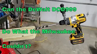 Can the Dewalt DCD999 do what the Milwaukee 2804-20 couldn't and beat the corded Metabo?