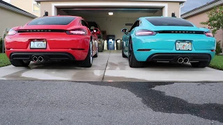 718 Porsche Sport Exhaust vs. Agency Power Exhaust