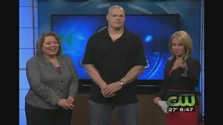 WWE's Kane visits 13WHAM