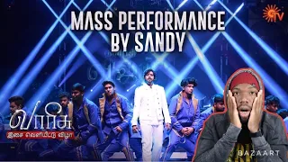 Choreographer Sandy Master's Marana Mass Dance REACTION | Varisu Audio Launch | Sun TV