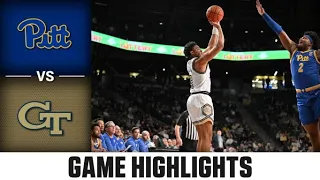 Pitt vs. Georgia Tech Men's Basketball Highlights (2022-23)