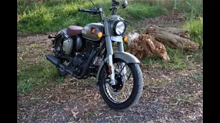 2022 Royal Enfield Classic 350 -Marsh Grey - Owner's First look Review!