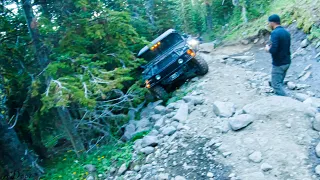 Hummer H1 on a Jeep Trail!!