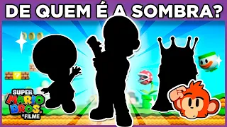 🍄 CONSEGUE ADIVINHAR OS PERSONAGENS DE MARIO BROS PELA SOMBRA? 👤 Desafio das sombras #macaquiz