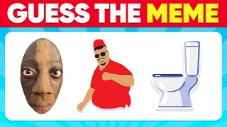 Guess The MEME Song by Emoji | Tenge Song, MrBeast, Elsa, Skibidi Dom Dom Yes Yes, Grimace Shake