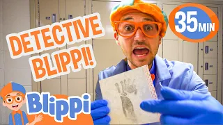 Blippi Becomes a Detective in a Crime Scene! | BEST OF BLIPPI TOYS!