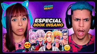 ANIRAP - Lideres | Tokyo Revengers | ESPECIAL 800K | URT | [React em Casal] 🔥