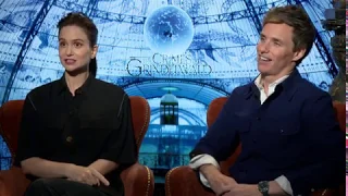 FANTASTIC BEASTS: THE CRIMES OF GRINDELWALD Interview Eddie  Redmayne , Katherine  Waterston