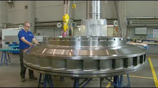 The Largest Hydroelectric Turbine Manufacturing And Assembly Process I've Ever Seen